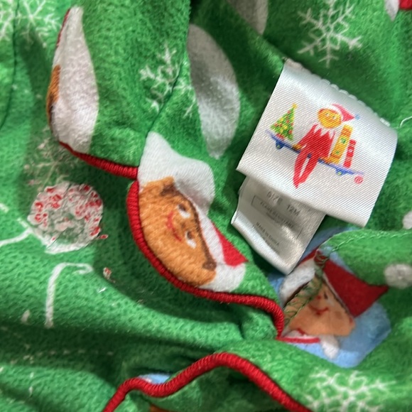 Elf on the Shelf Button Down Infant Pajama Set - Picture 5 of 5